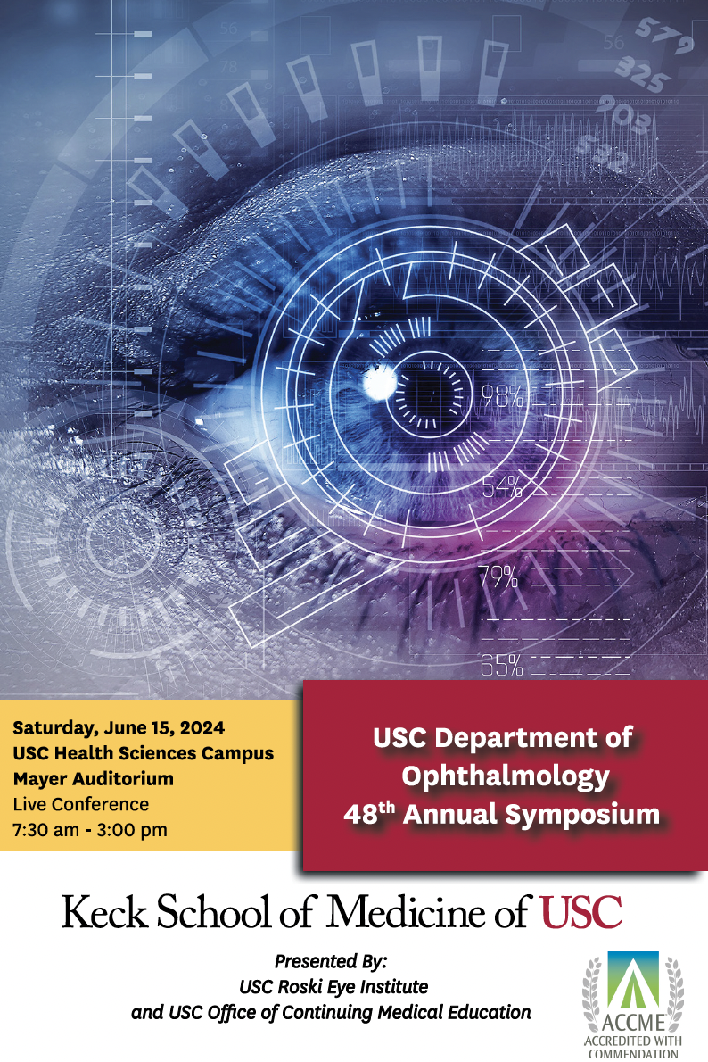 USC Department of Ophthalmology 48th Annual Symposium Banner